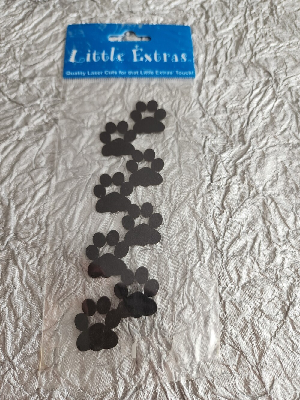 Paw Prints Dog Die Cut Laser Cut New - Little Extras Scrapbooking - Retired #23